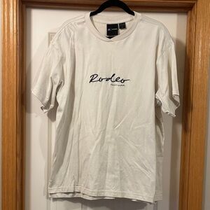 IVY PARK Cream Short Sleeve Tee with Black Script